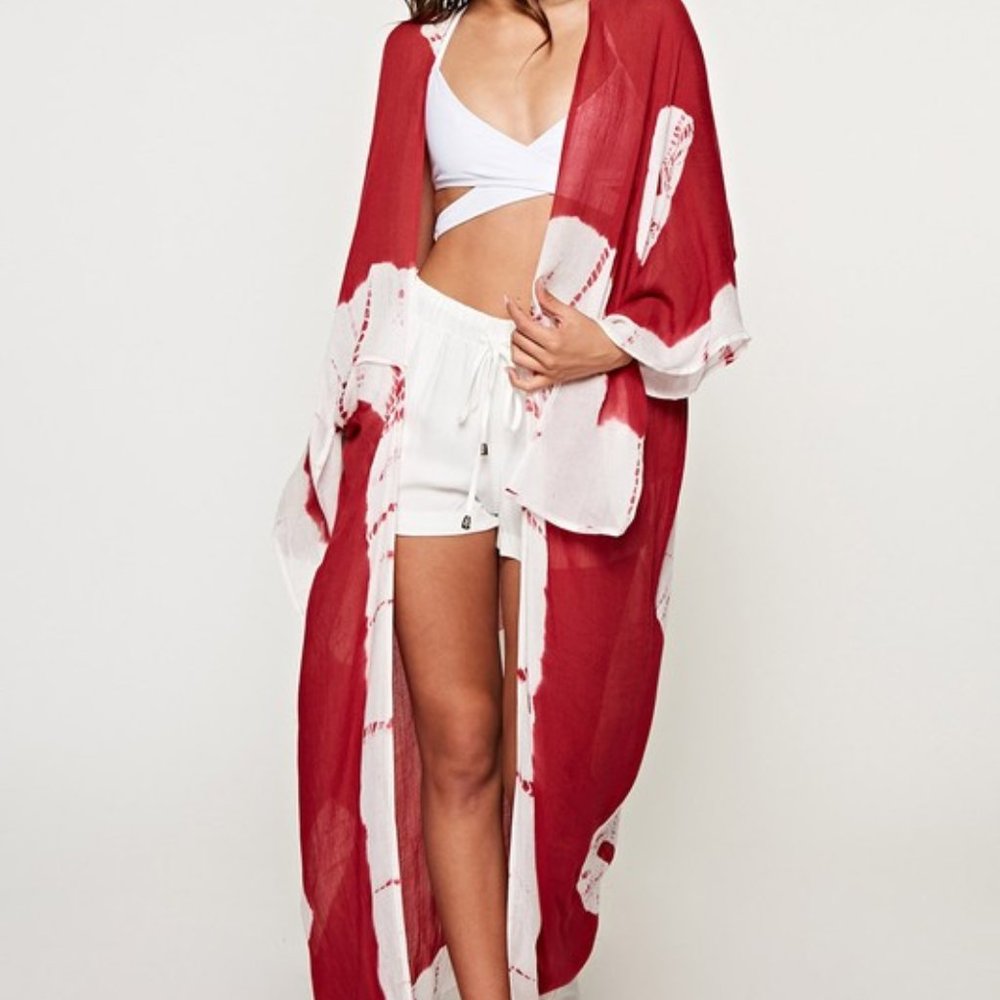 Love Stitch Tye Dye Kimono